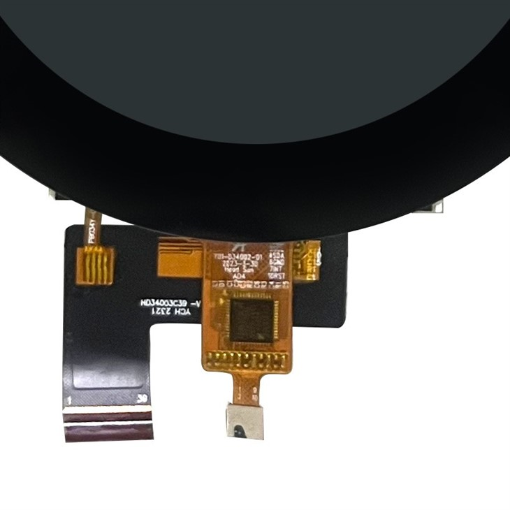 Round Circular Touchscreen Customize Assembly With LCD Panel 3.4inch
